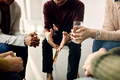 Therapy group session