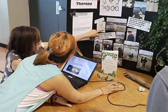 Youth at a science fair